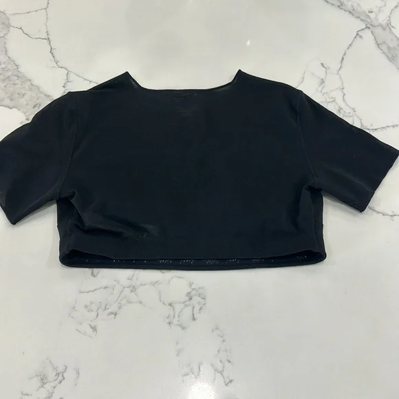 Yitty Mesh Me Black Crop Top. Size XL (749Ii) - Picture 16 of 17